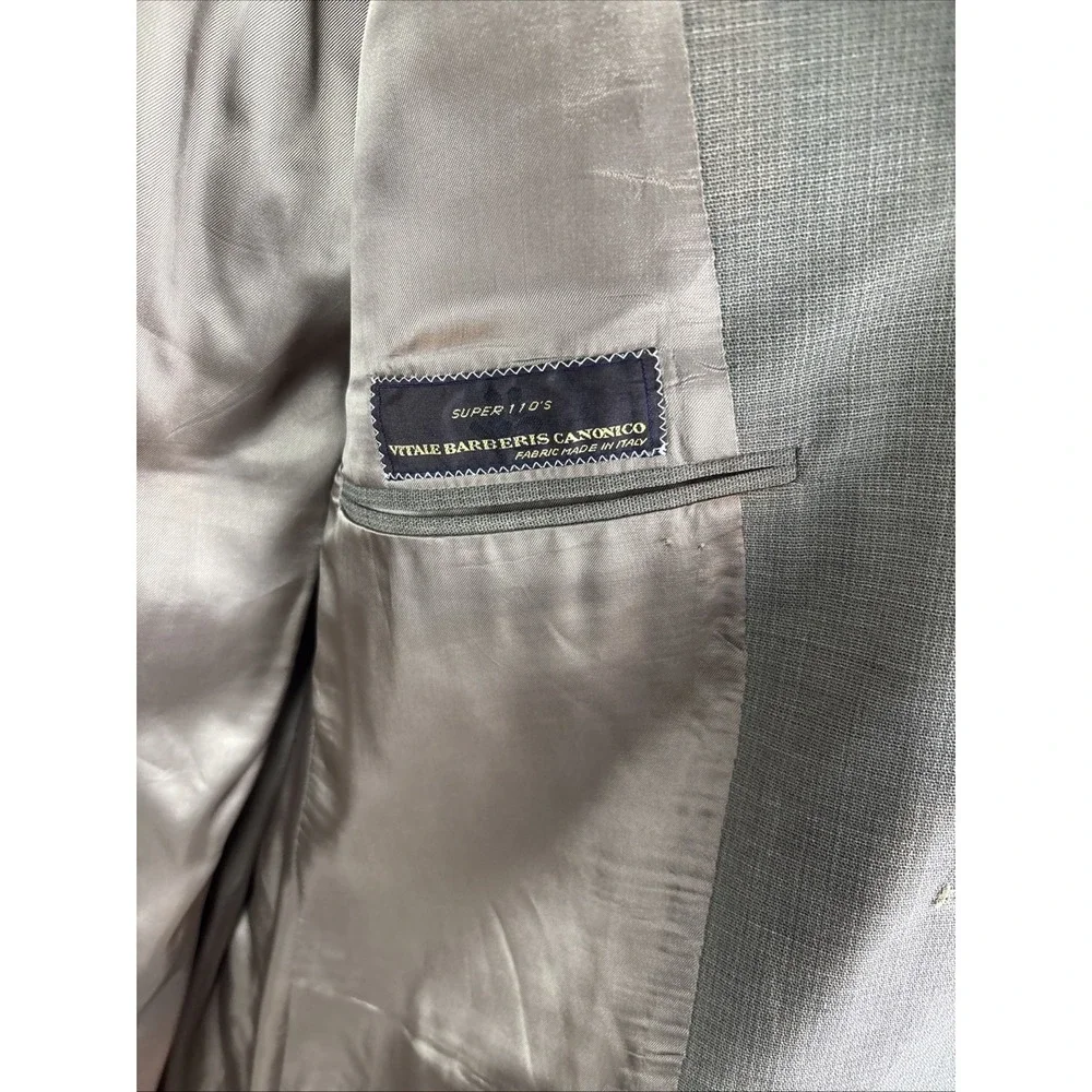 Zillioni Men's Blazer Sport Coat Made In Italy Size‎ 42 Wool Vitale Canonico